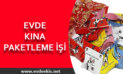 evde kına paketleme