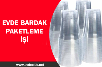 evde bardak paketleme isi